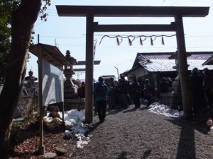 五身懸祭 – 道中練り歩き、神社へ到着（川添神社）