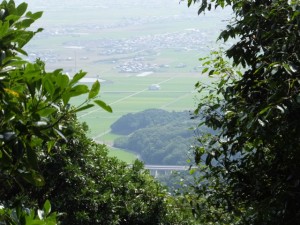 椎ノ木城跡からの眺望