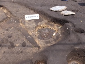 野添大辻遺跡（第３次）発掘調査 現地説明会、2区の用途不明の土坑