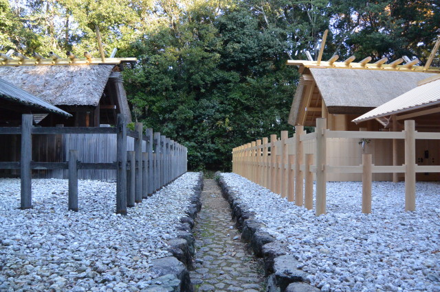 式年遷宮を終え雨儀廊が撤去された倭姫宮 – 神宮巡々２