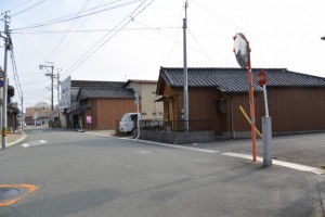 鳥羽藩高札場跡の石碑、伊勢-6