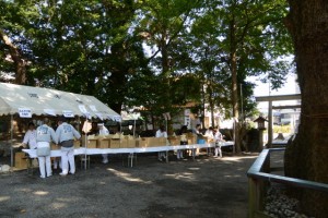 河邊七種神社のお白石持行事（伊勢市河崎）