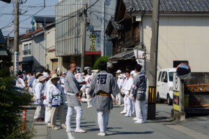 河邊七種神社のお白石持行事（伊勢市河崎）