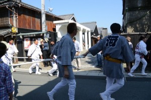 河邊七種神社のお白石持行事（伊勢市河崎）