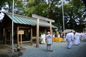 河邊七種神社のお白石持行事（伊勢市河崎）