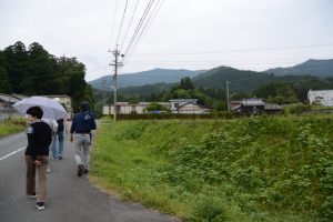 熊野古道伊勢路勉強会、座学後の周辺散策