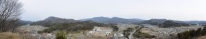 五箇篠山城跡（多気郡多気町古江）からの眺望